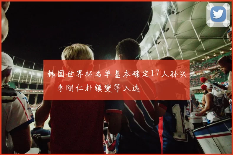 韩国世界杯名单基本确定17人孙兴慜李刚仁朴镇燮等入选